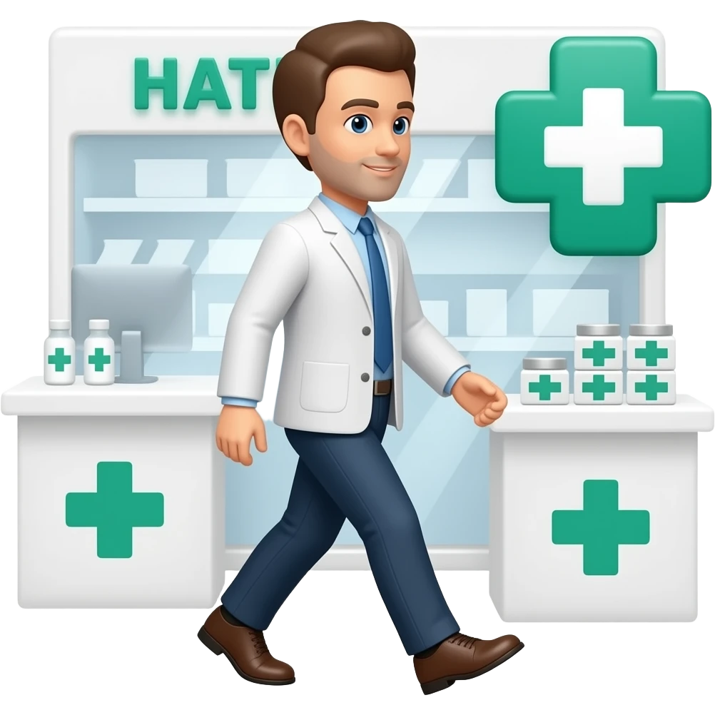 walking till the pharmacy emoji