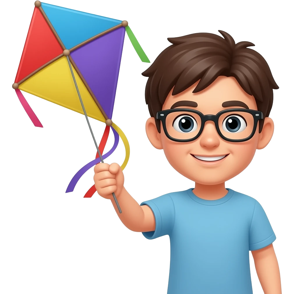 Person with Kite emoji