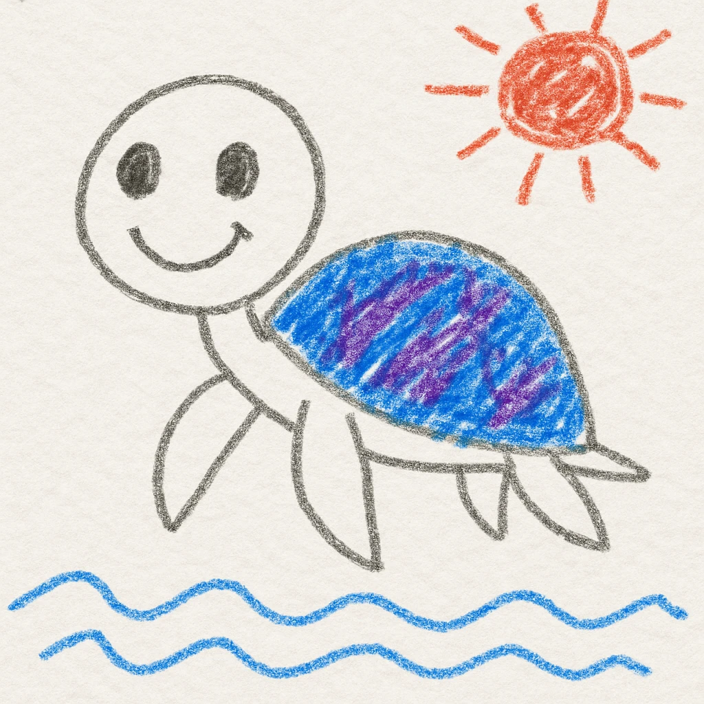 Sea turtle emoji
