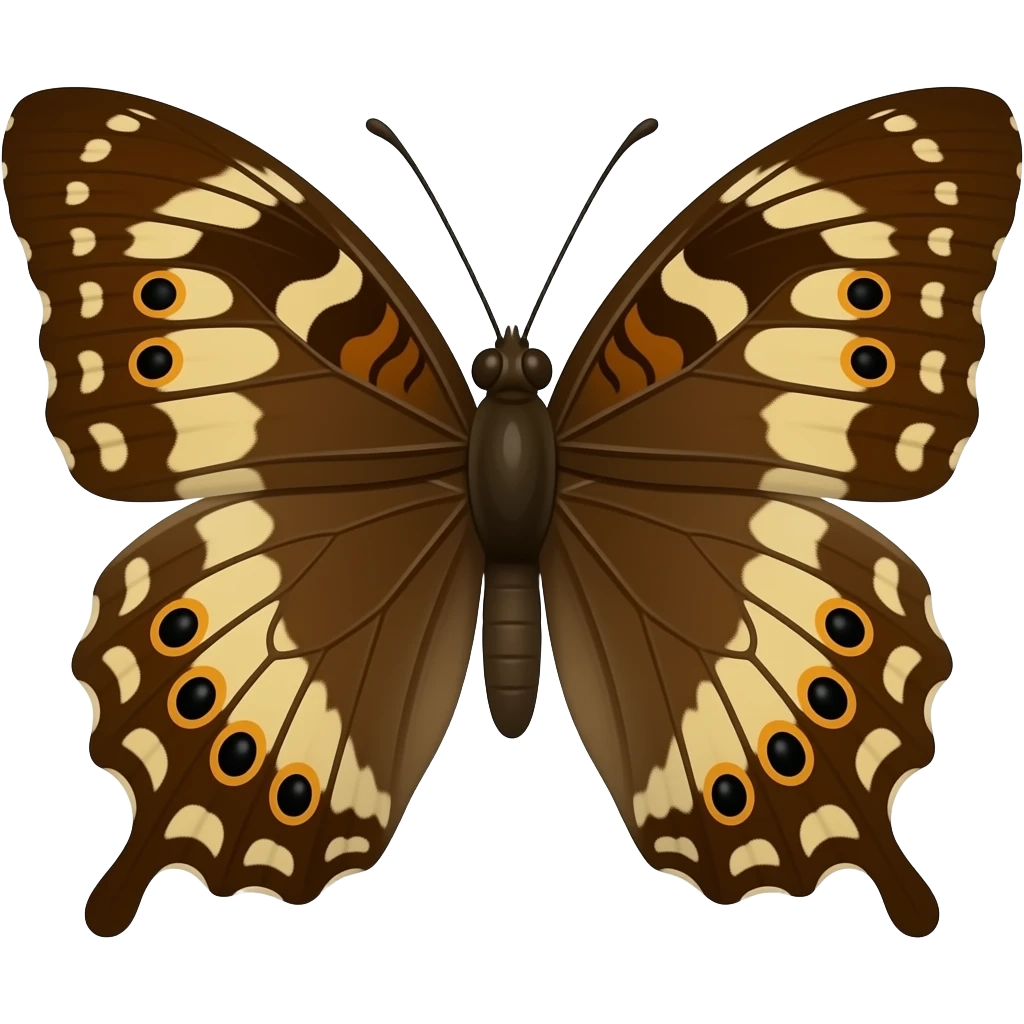Brown butterfly 🤣 emoji