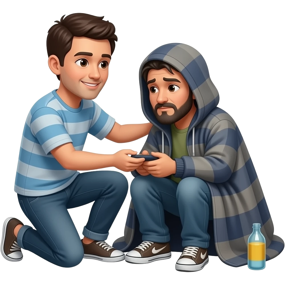 ayudar a los pobres emoji