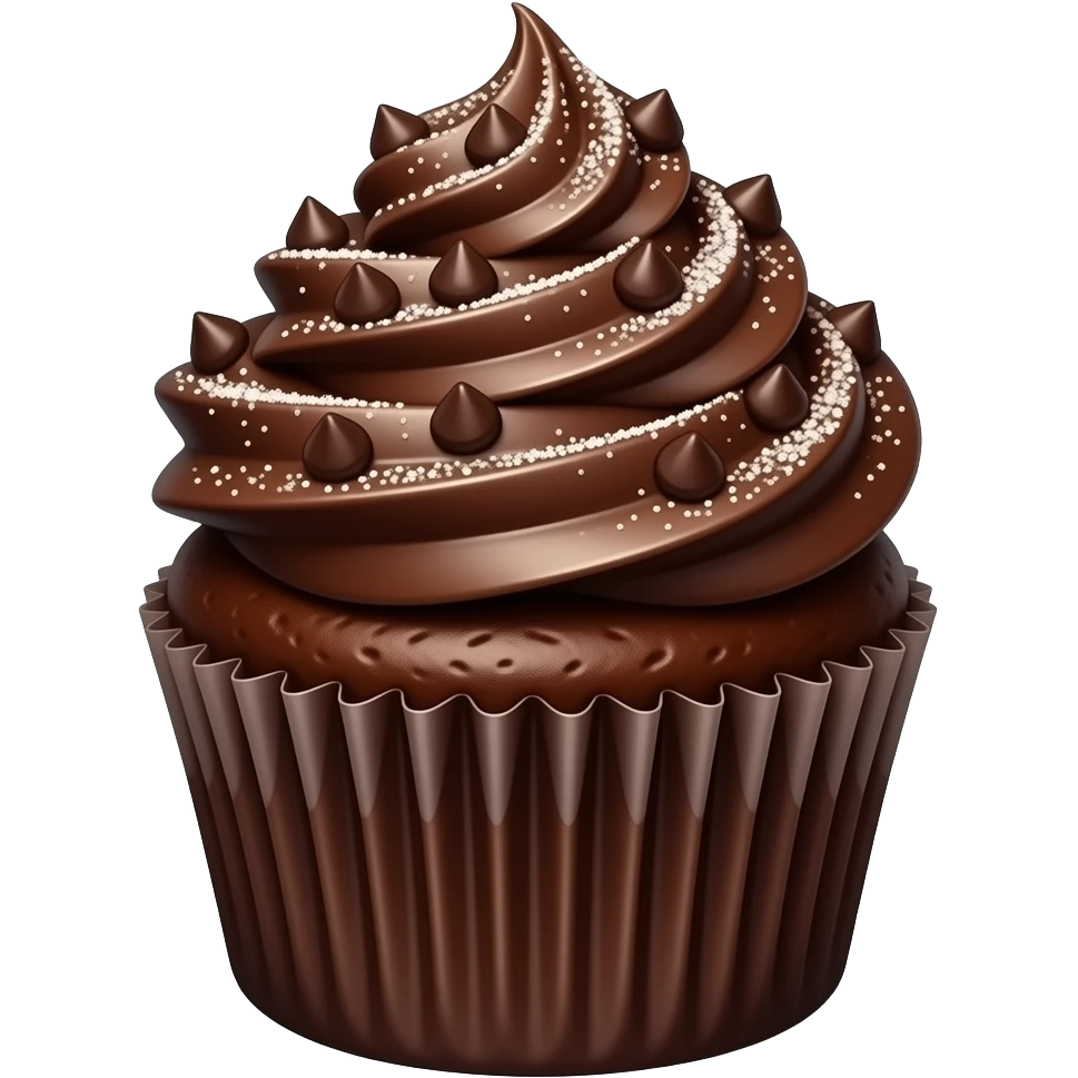 cupcake chocolate emoji