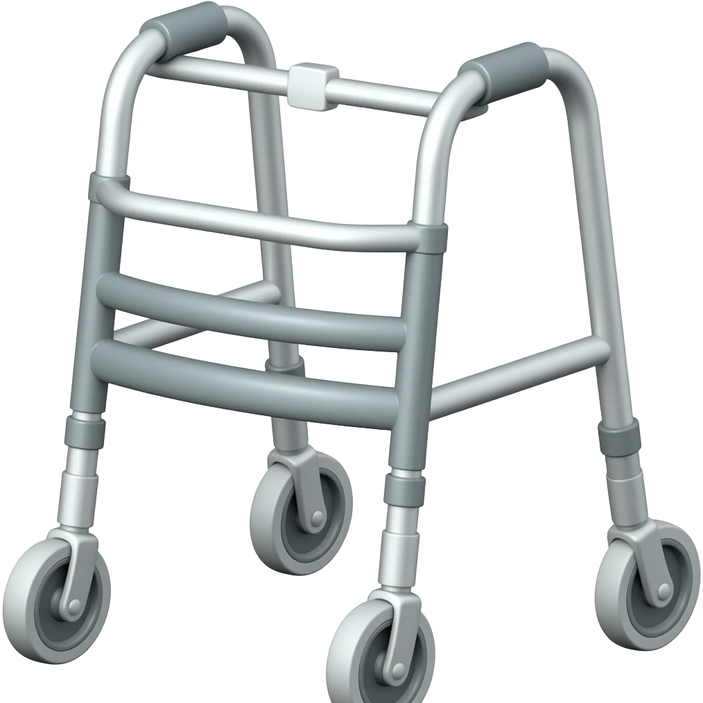 walking frame emoji