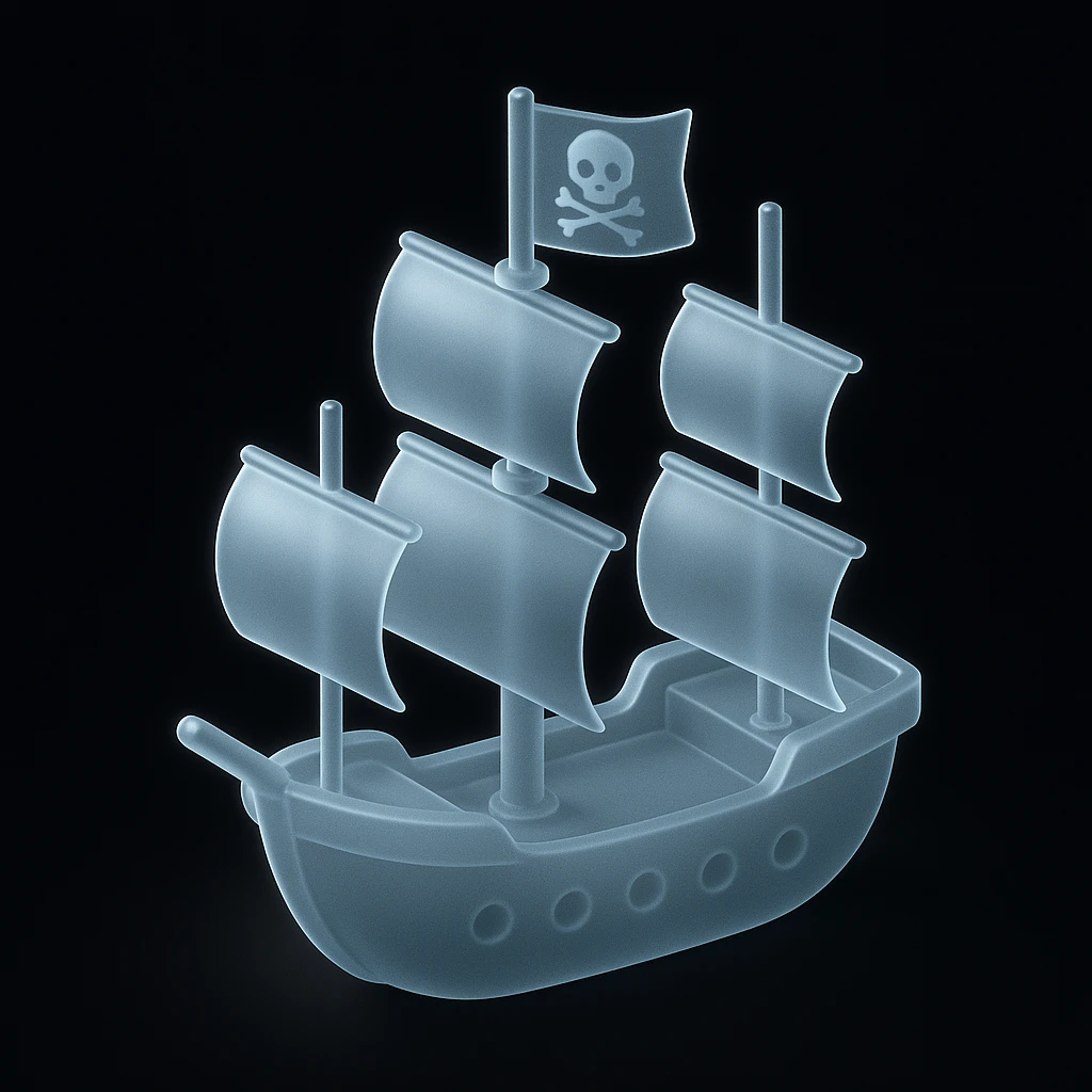 pirate ship emoji