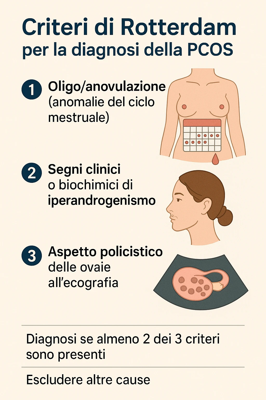 PCOS criteri Rotterdam in italiano emoji