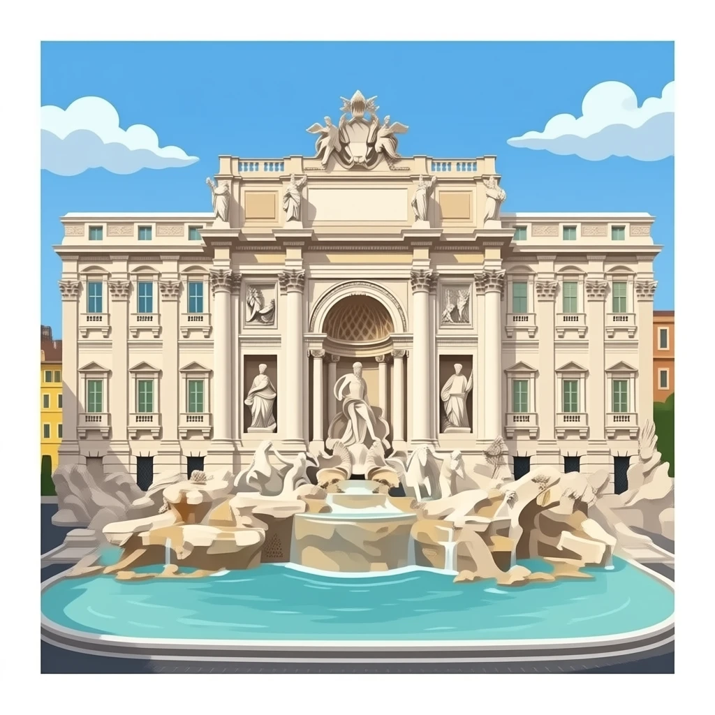 Trevi Fountain emoji