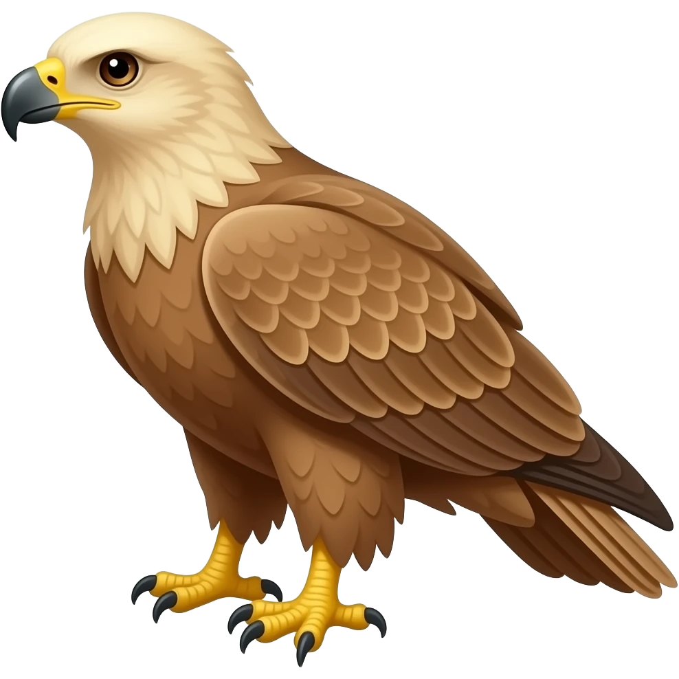 One golden eagle emoji
