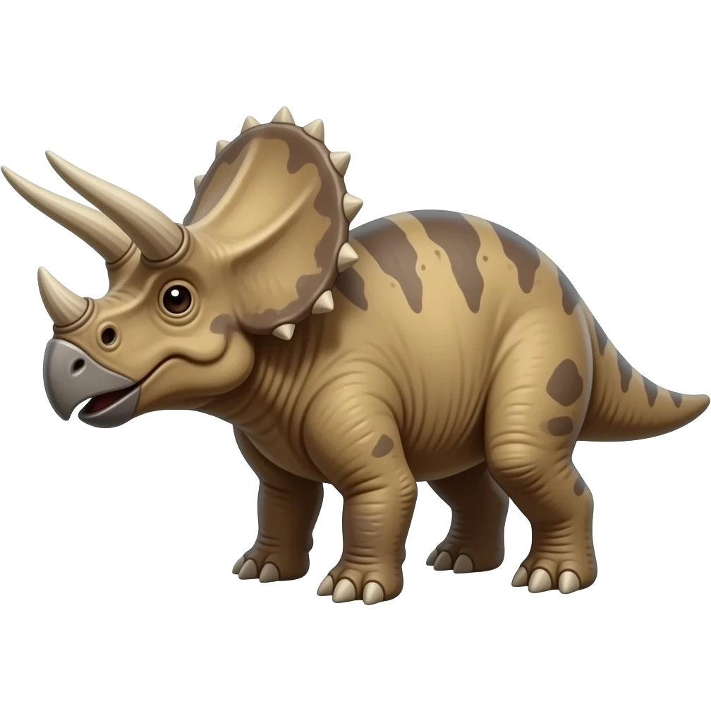 Triceratops emoji