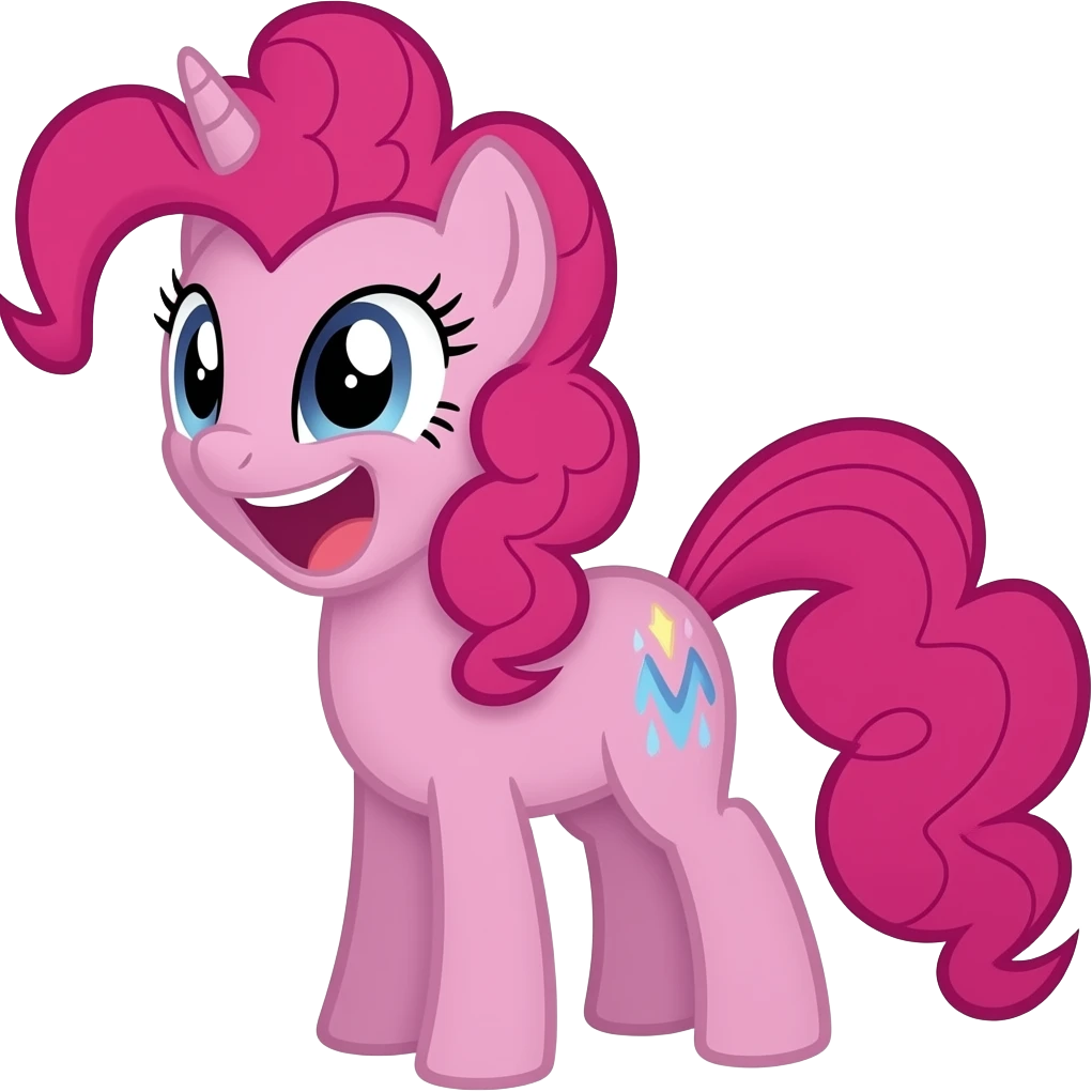 Pinkie pay riendose a carcajadas emoji
