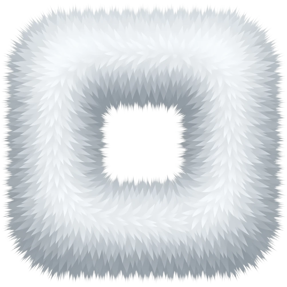 Extremely fluffy bracket symbol emoji