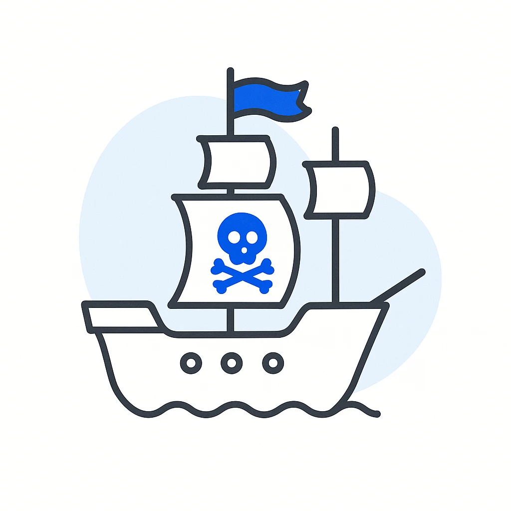 pirate ship emoji