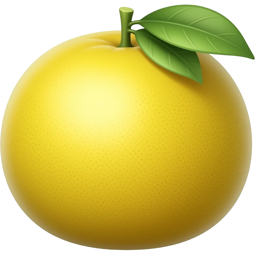 Whole pomelo emoji