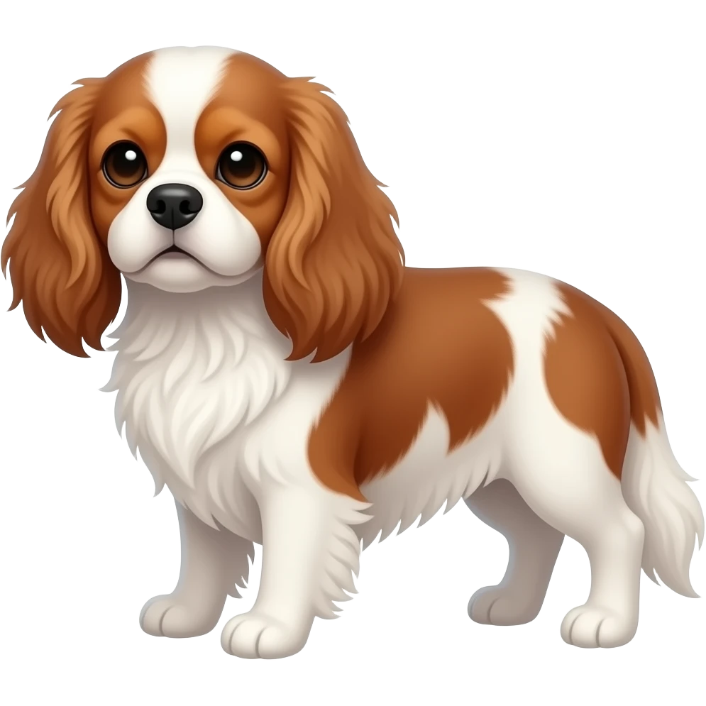 King CharlesCavalier dog emoji