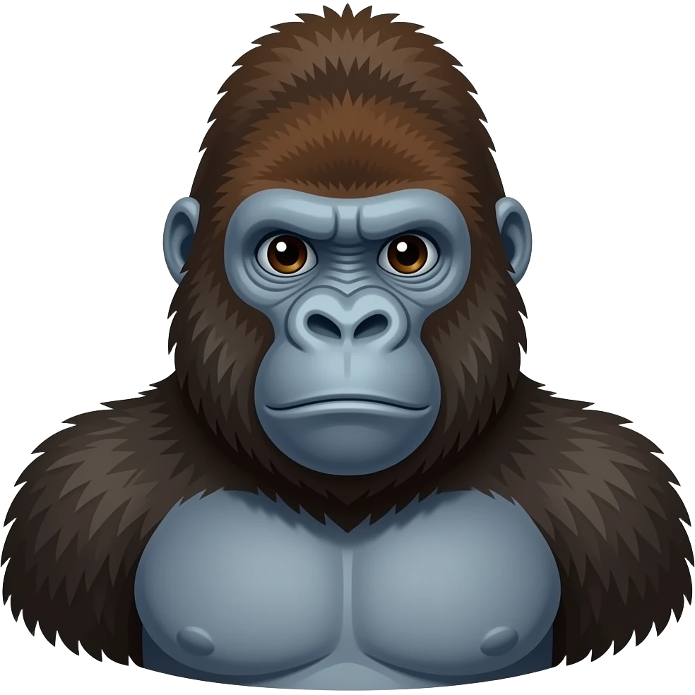 gorilla chest emoji