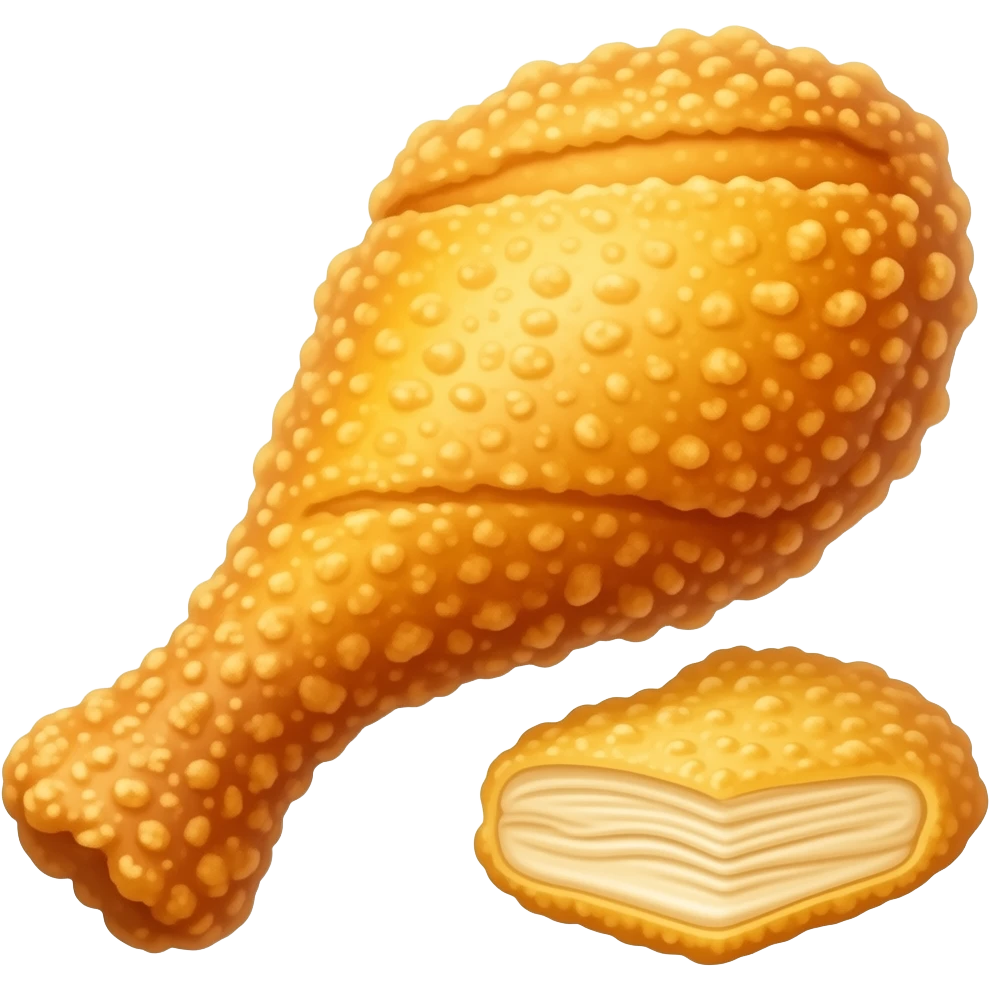 fried chicken drumsticks emoji