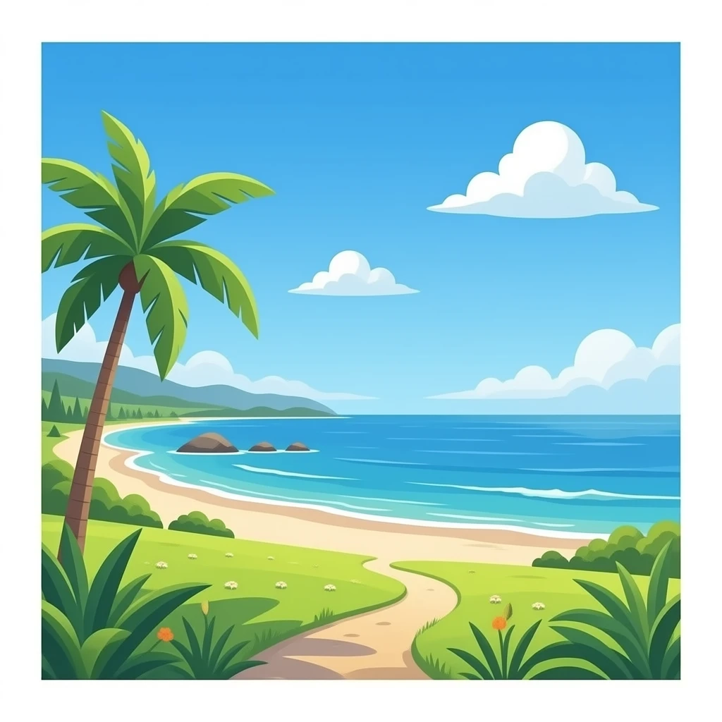 seashore emoji