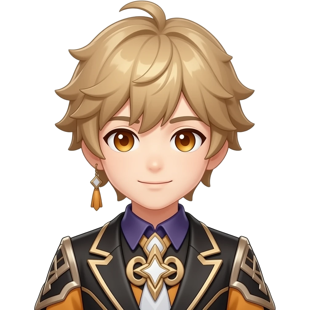 Xiao from Genshin Impact emoji