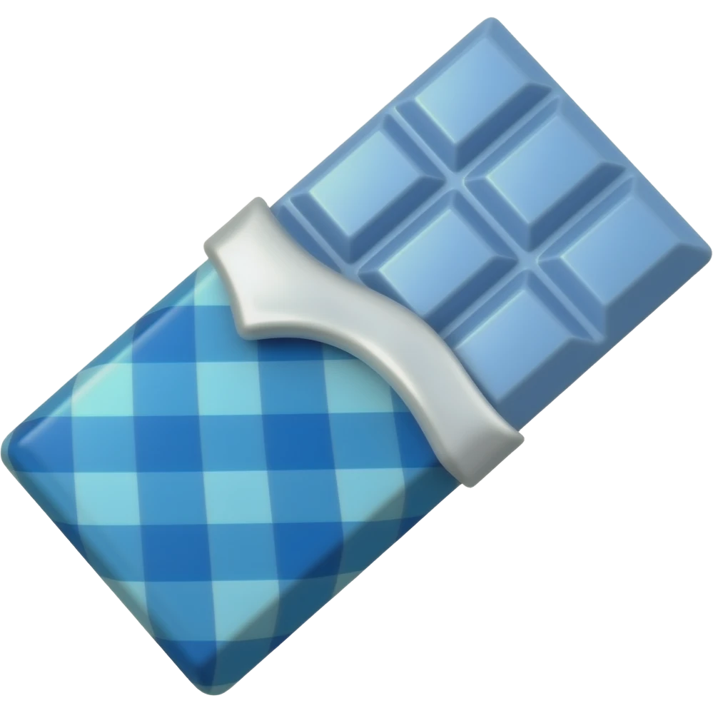 Chocolate blue emoji