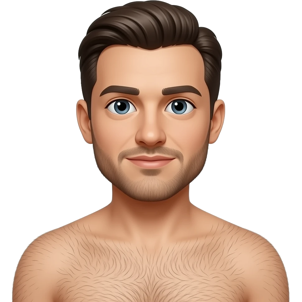 Hairy chest emoji