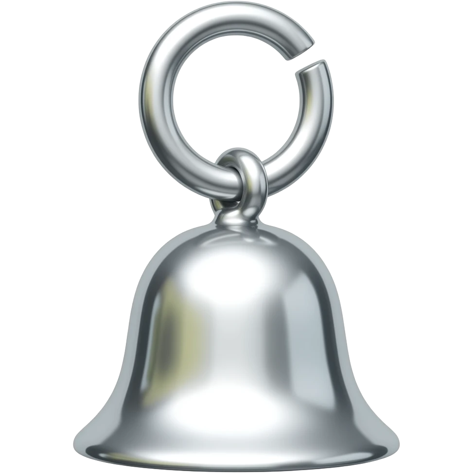 One single jhumka in silver colour top circle plate not ring , down upside down bell shaped silver emoji