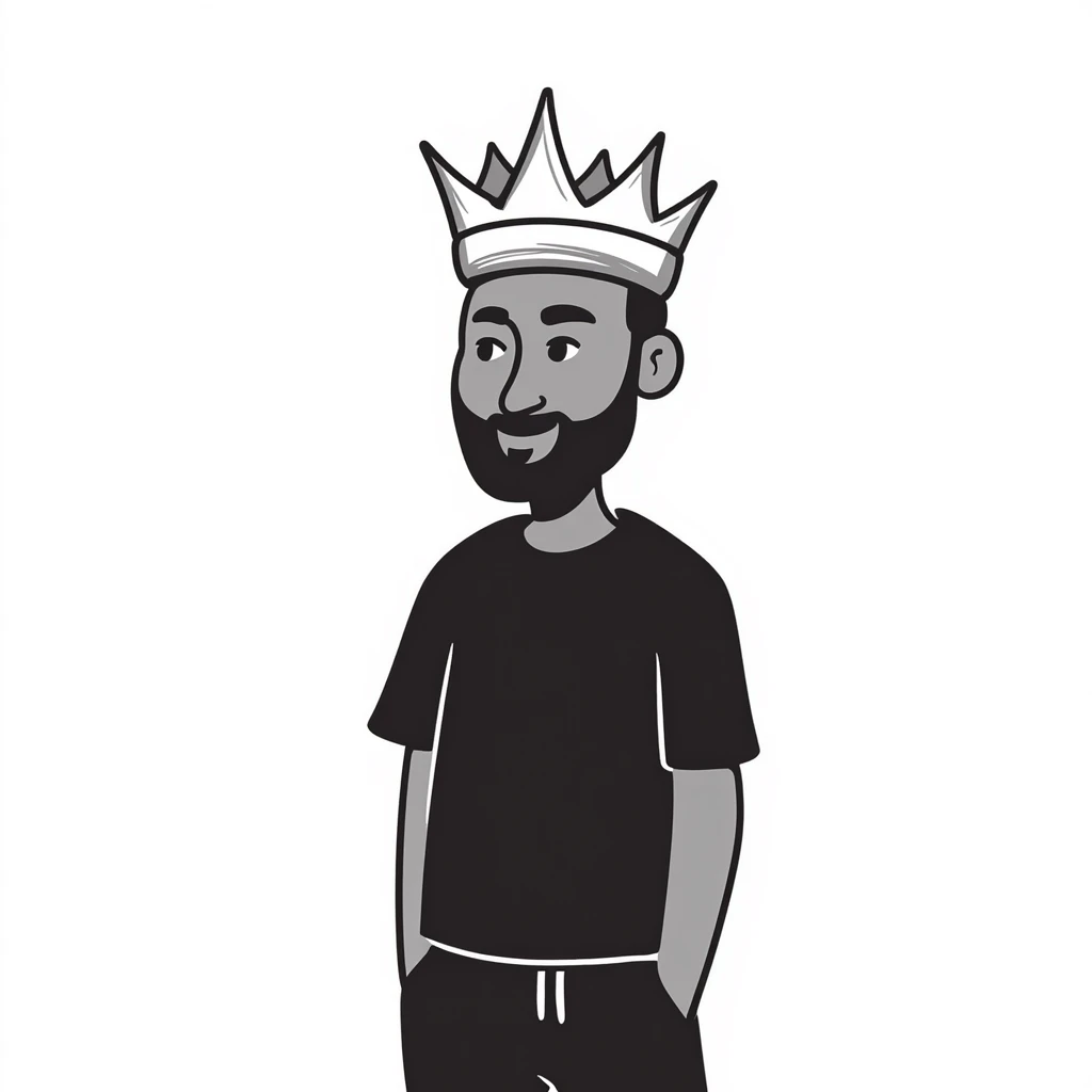 LeBron James with a crown, known as King James emoji