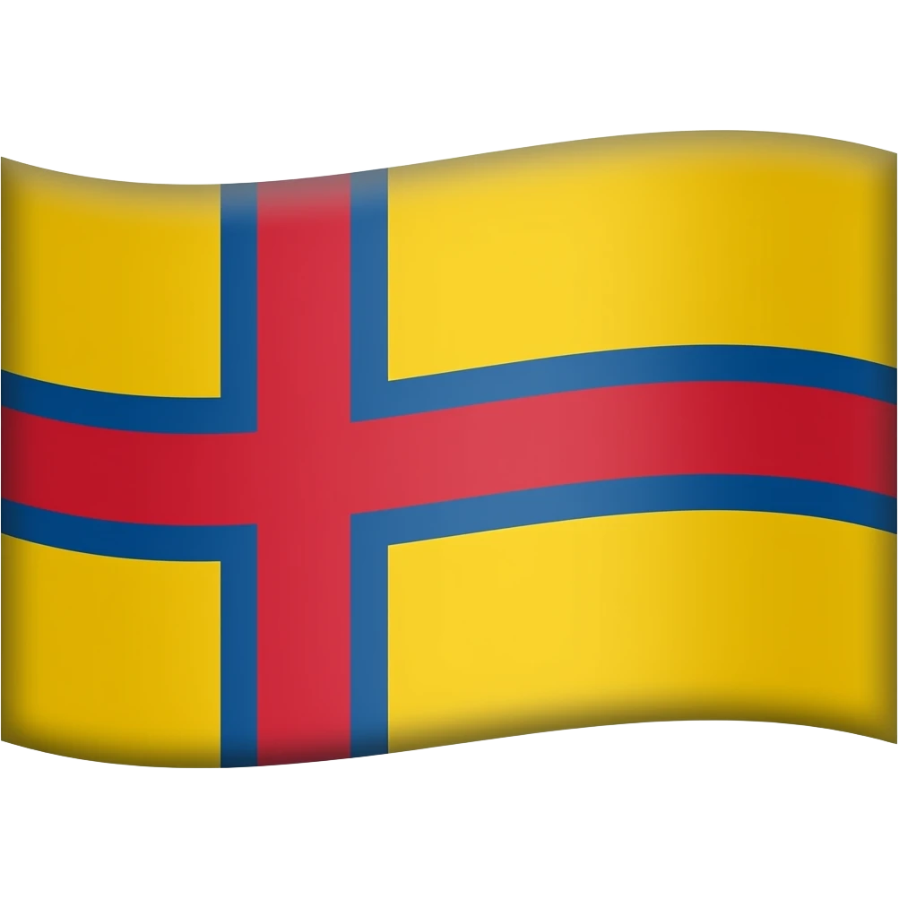 ingrian flag (yellow bg, red big cross, blue cross inside red cross. sort of like norway) emoji