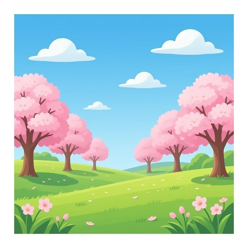 cherry blossoms emoji