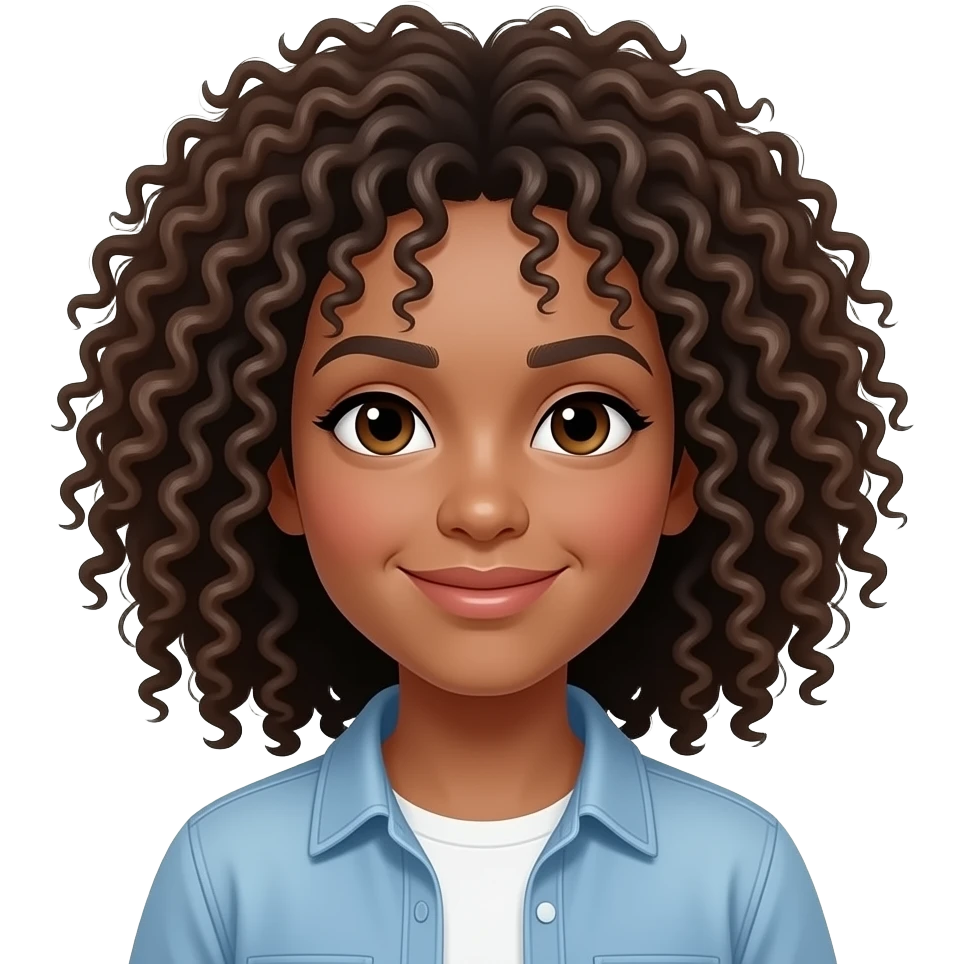 curly hairs people emoji