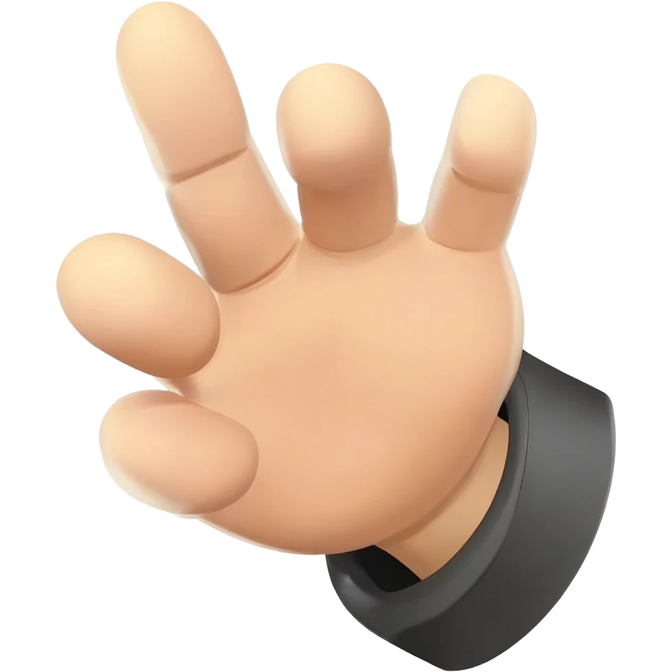 a puppet master hand emoji