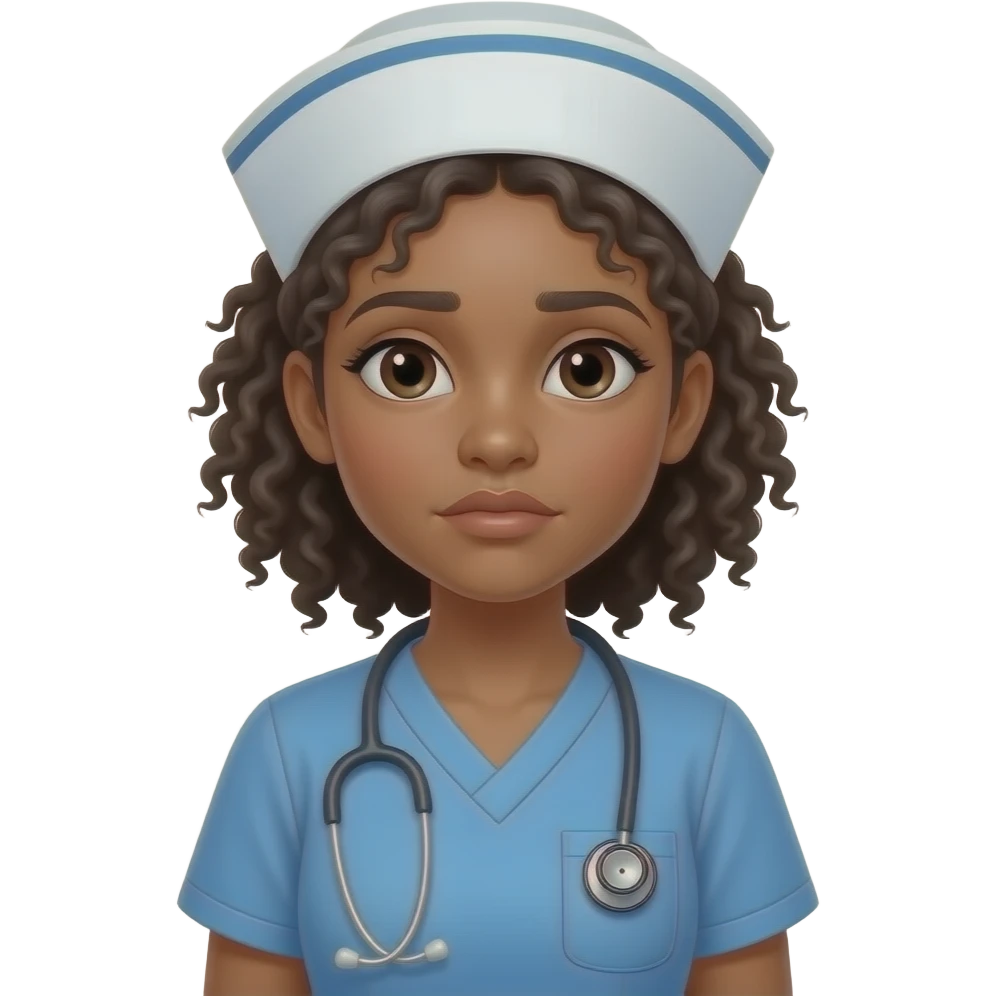 WOC nurse  concern  with no sethascope emoji