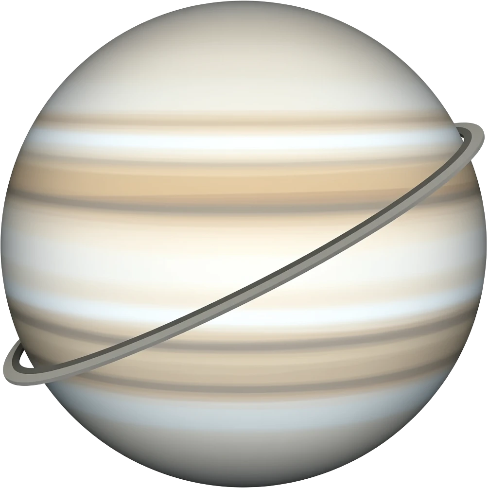 Haumea rings dwarf planet without background emoji