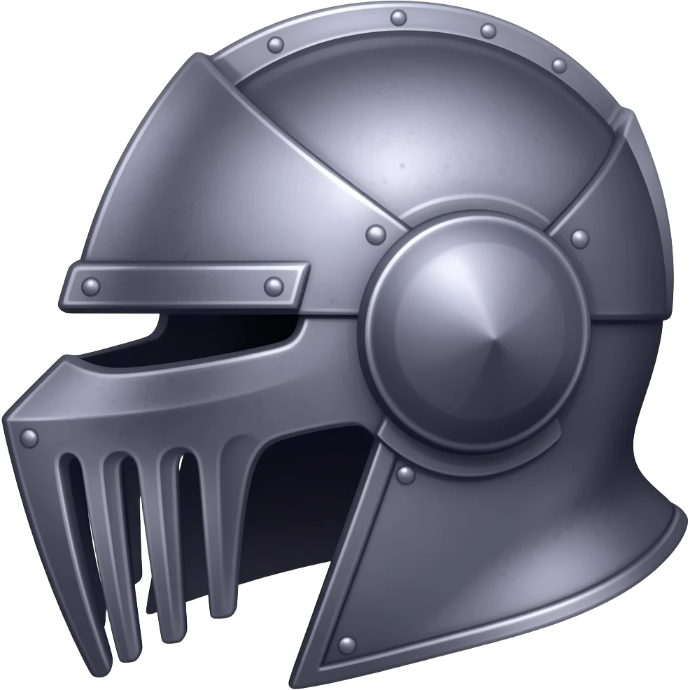 purple/dark knight helmet emoji