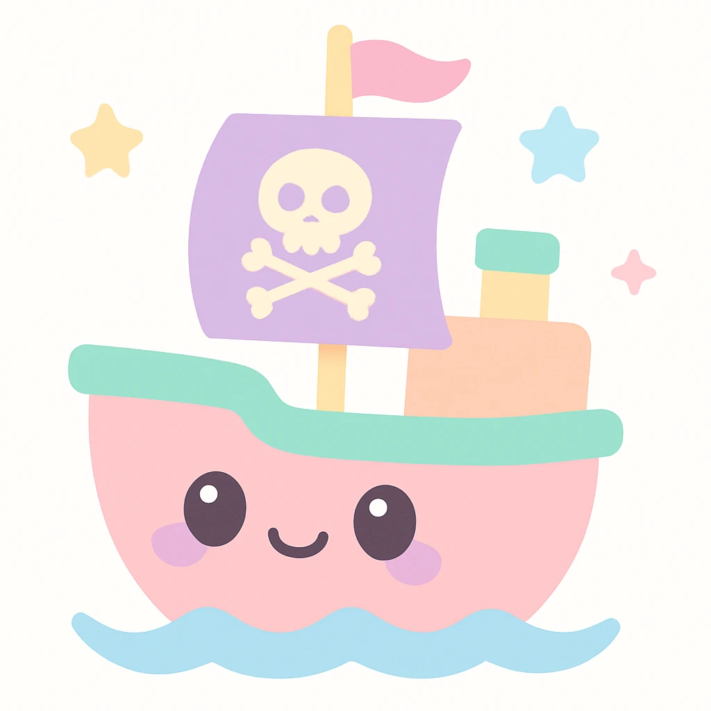 pirate ship emoji