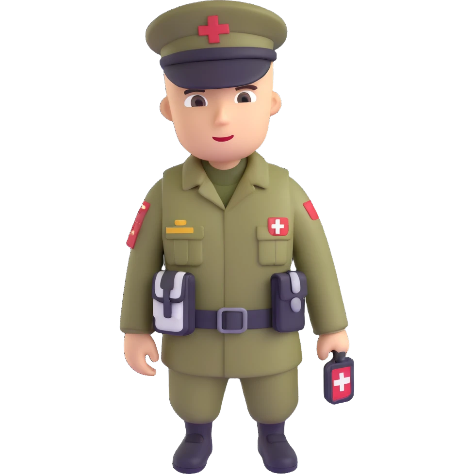 soldier medic emoji