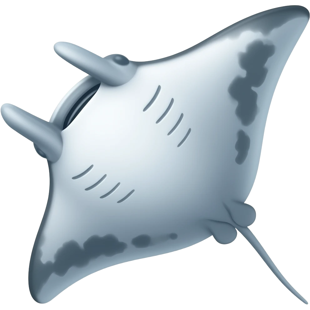 Quiero un emoji de una manta raya como las que salen en la peli de vaiana emoji