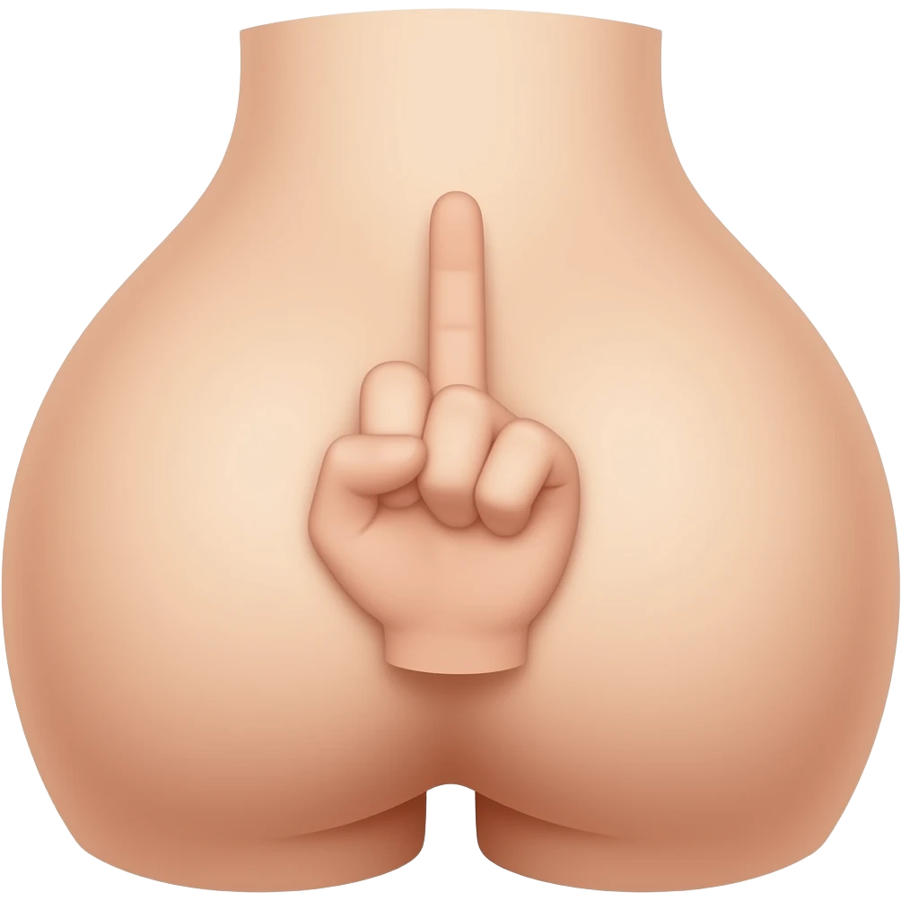 Finger ass emoji