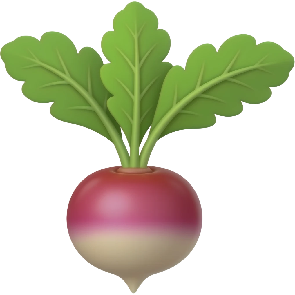 Radish emoji