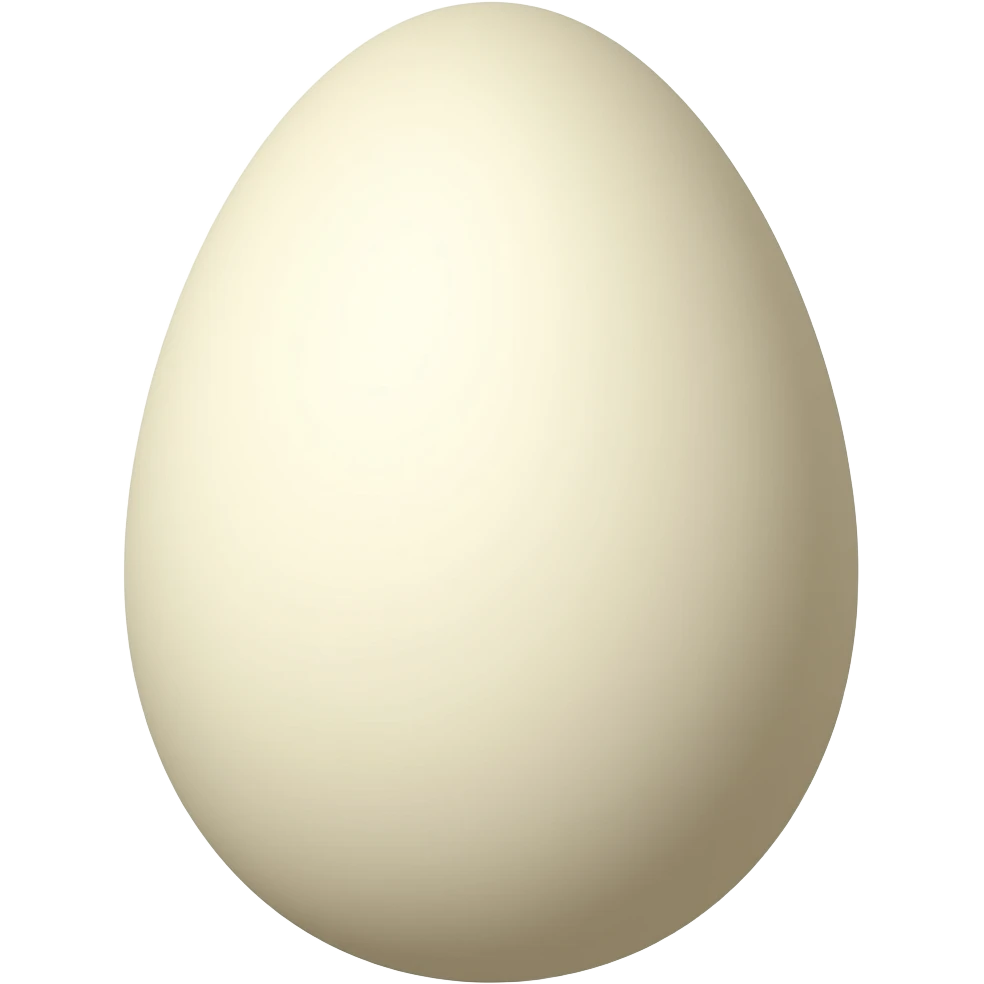 turn into withe chocolate easter egg :3 emoji