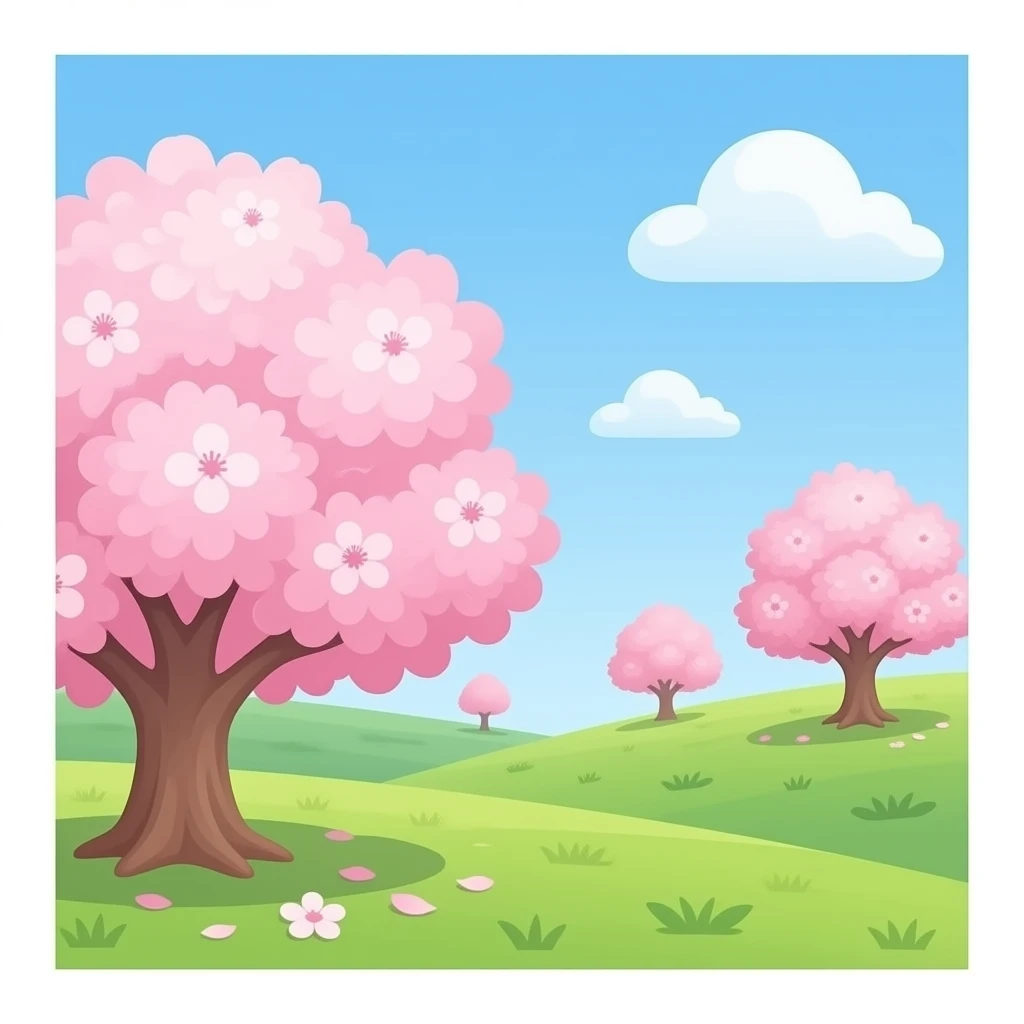 cherry blossom emoji