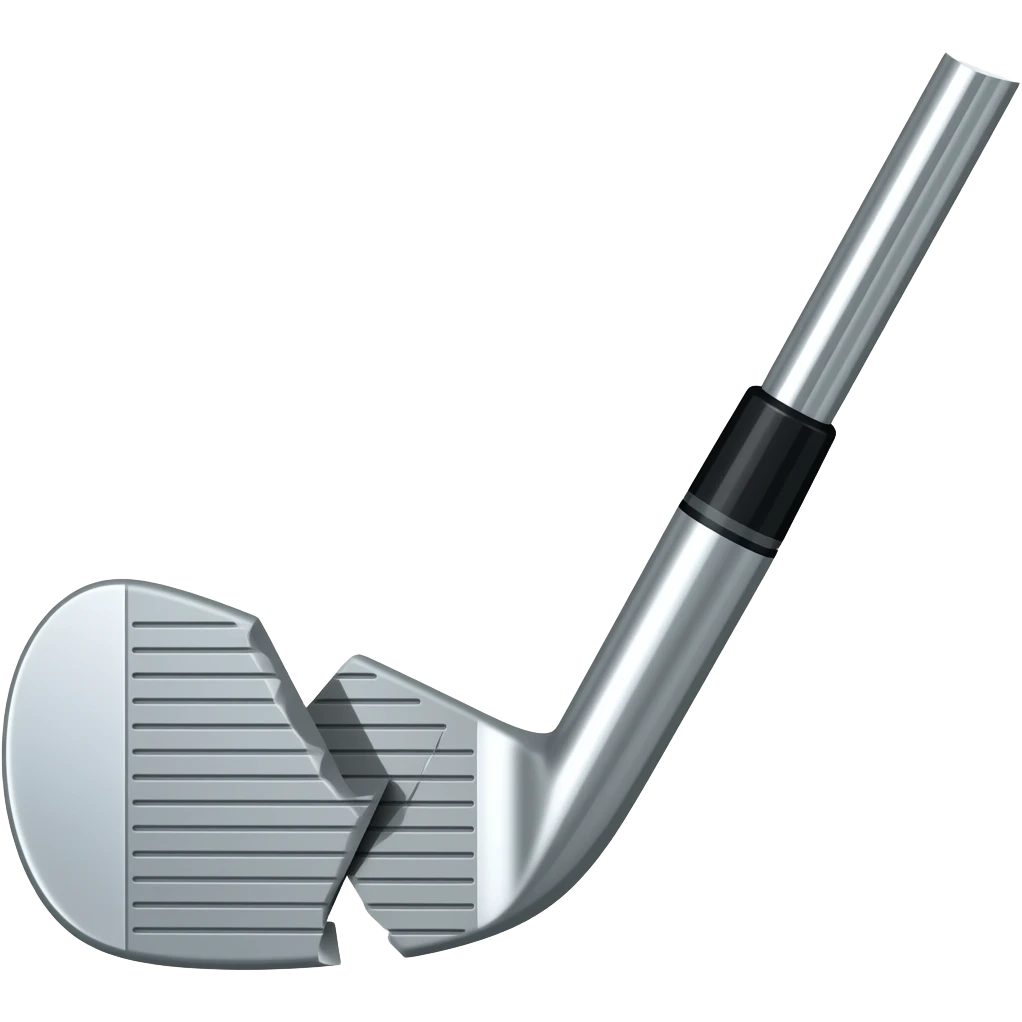 broken golf club emoji