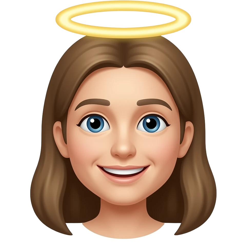 smiling face with halo emoji