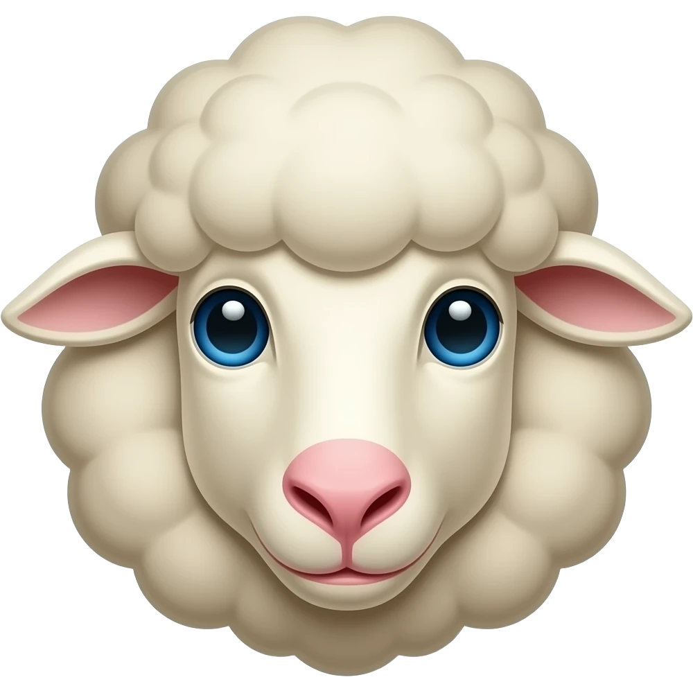 Sheep face emoji