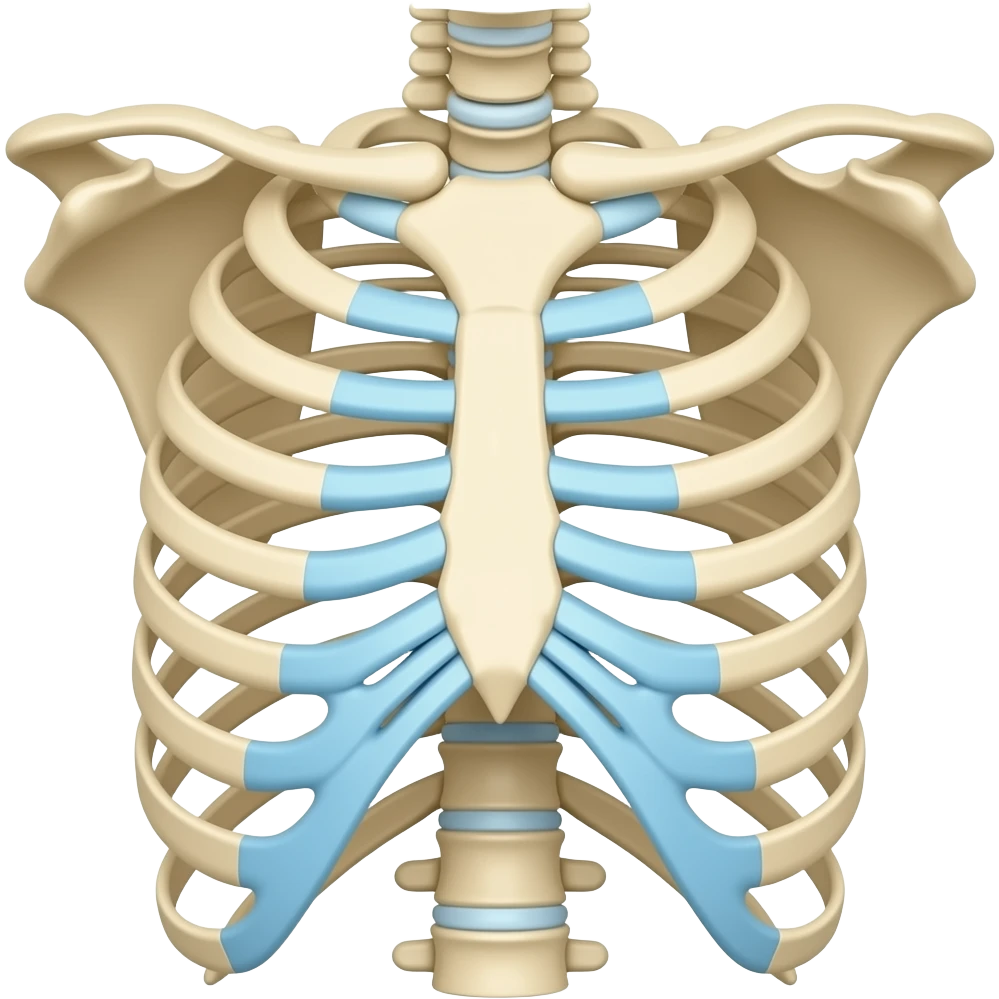 A rib cage emoji