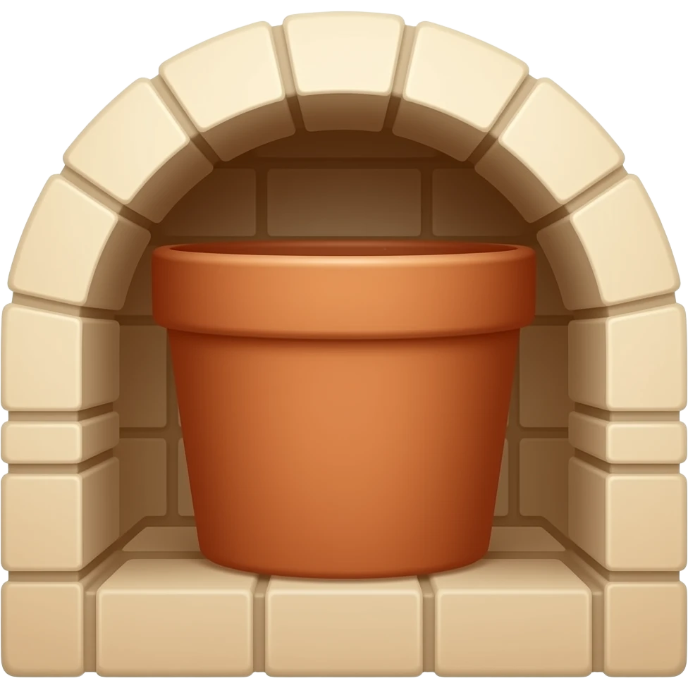 je veux un emoji qui représente la mise d'une ceramique dans un four de ceramiste emoji