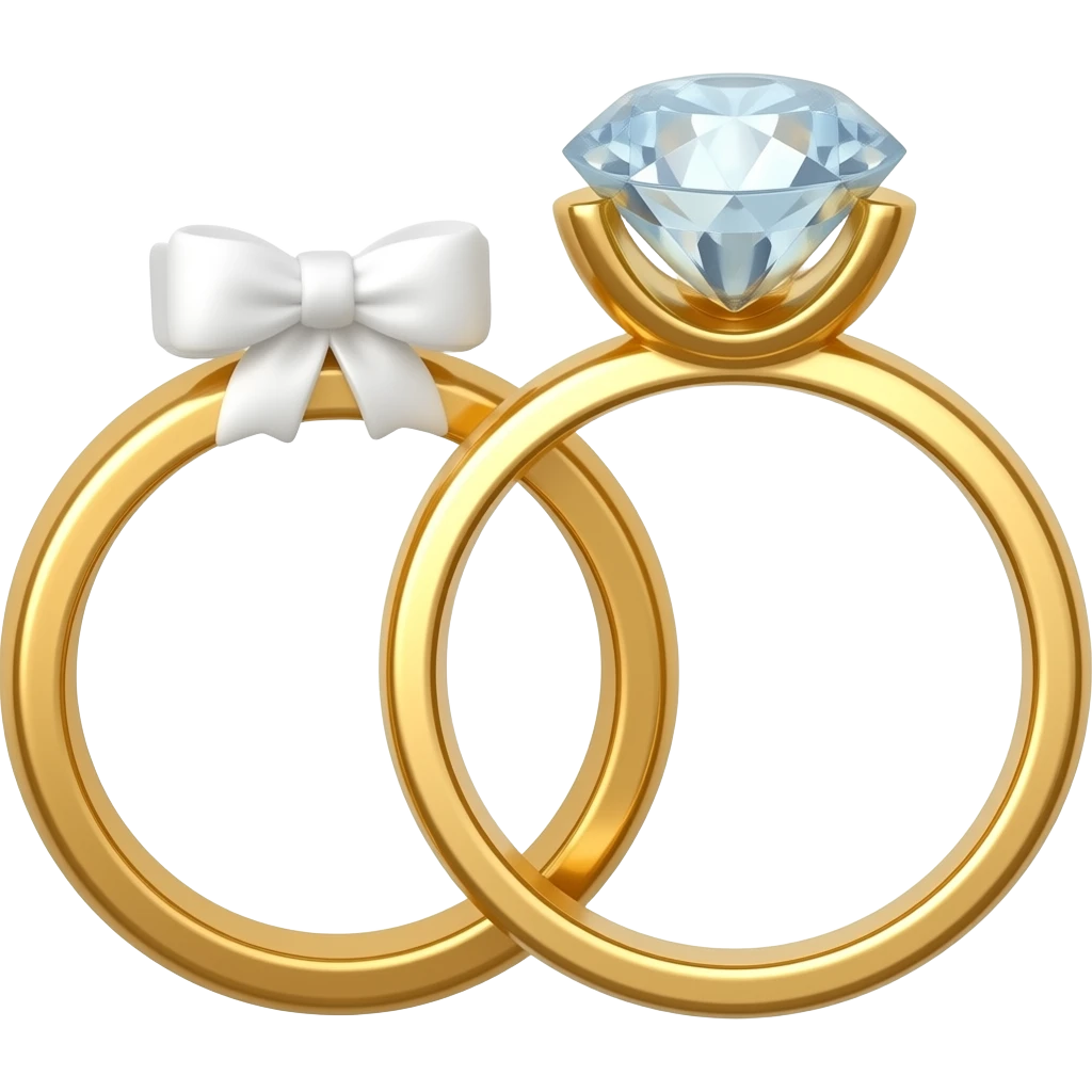 wedding rings emoji