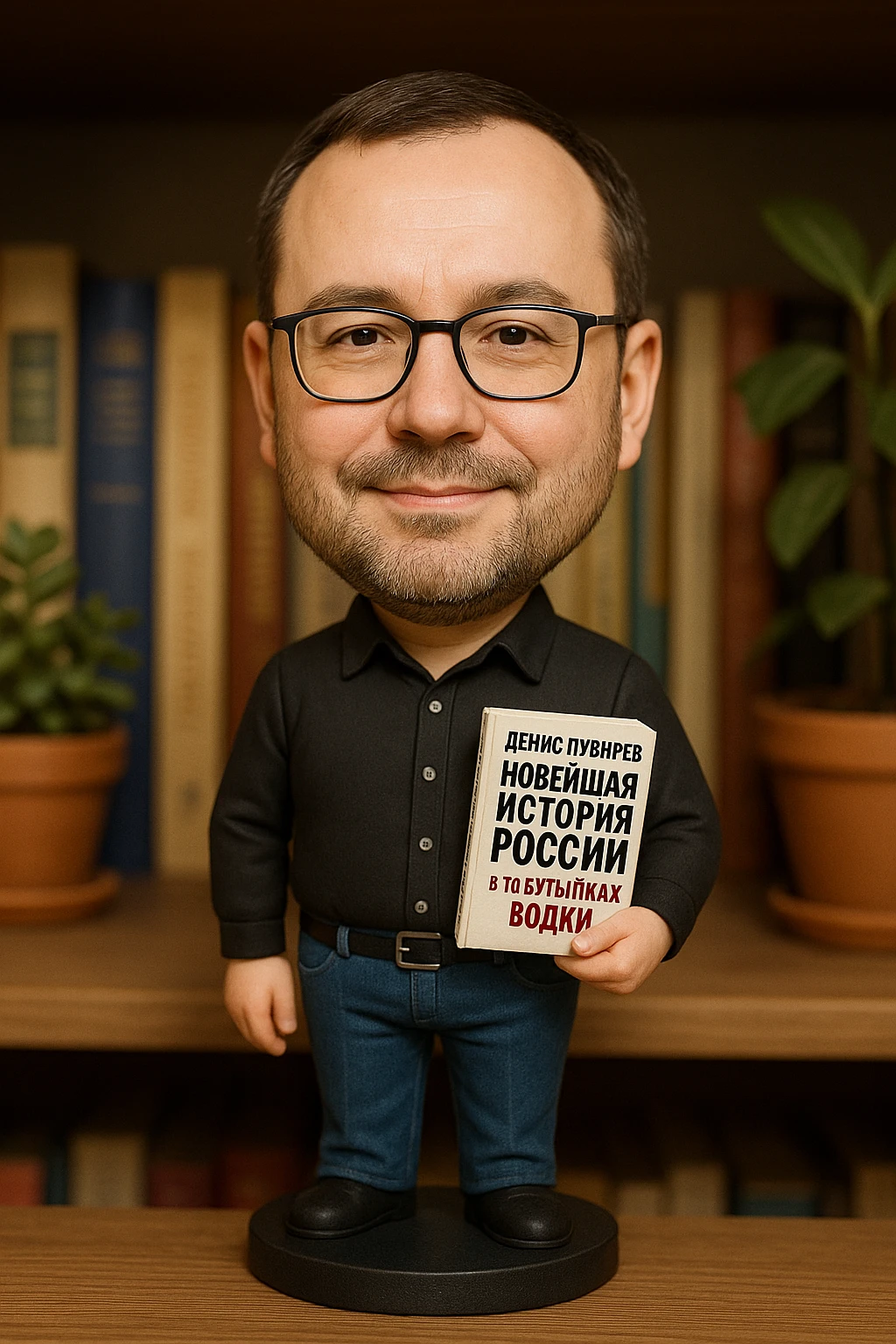 Денис Пузырёв автор книги Новейшая история России в 14 бутылках водки emoji
