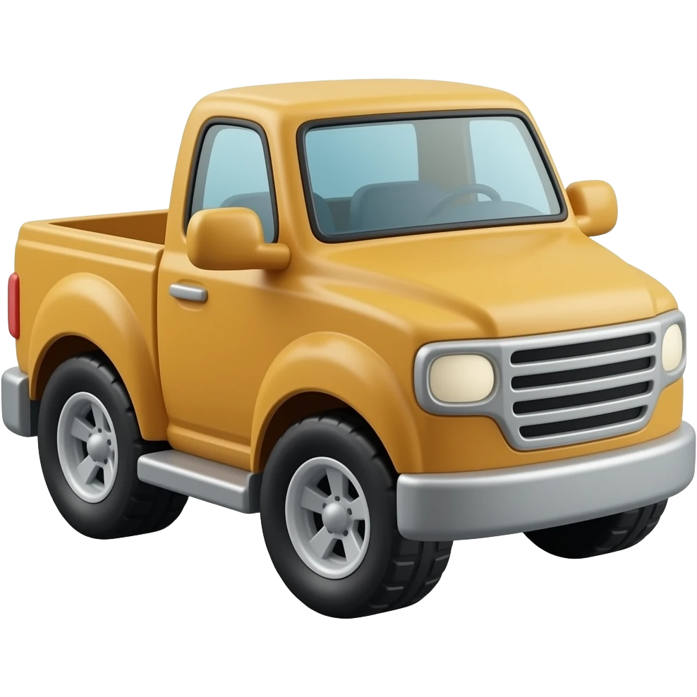 toy pickup truck emoji