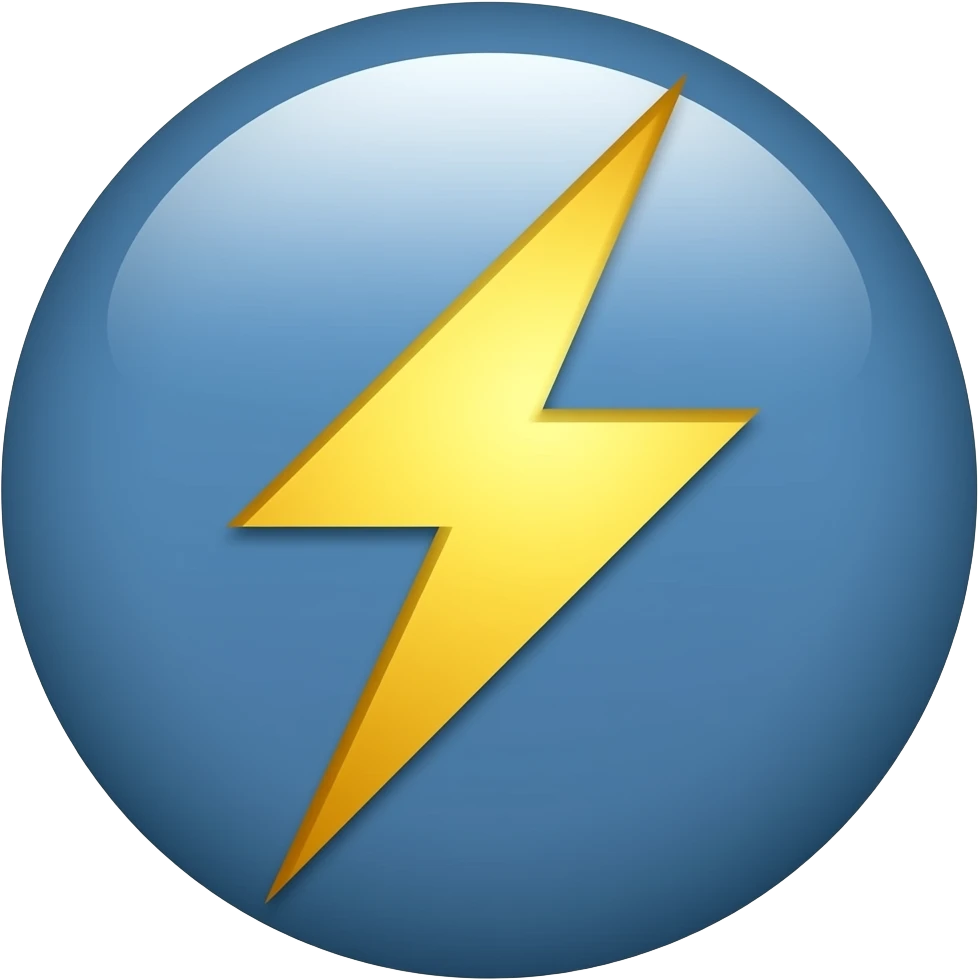 blitzsymbol emoji