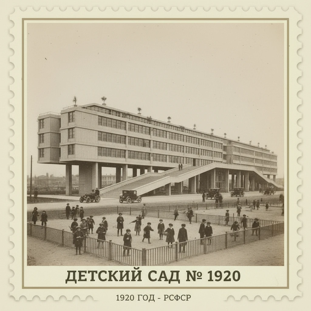 Сделай марку детский сад 1920 год 

Стиль марки такой же, как на прикрепленном фото emoji