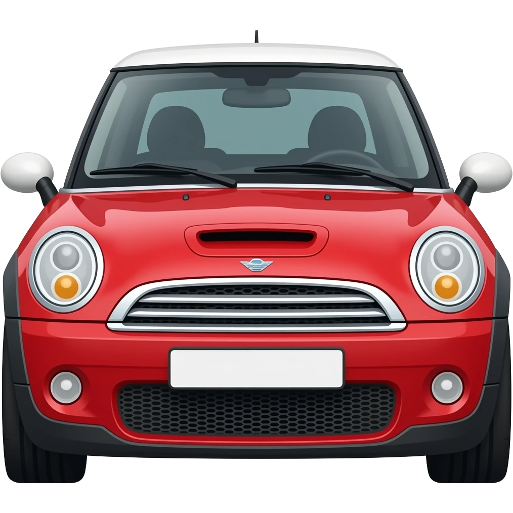 Red mini cooper emoji